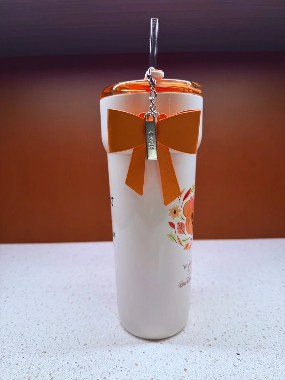 NEW 2026 DISNEY WORLD STARBUCKS PUMPKIN SPICE FALL COLLECTION 24oz TUMBLER